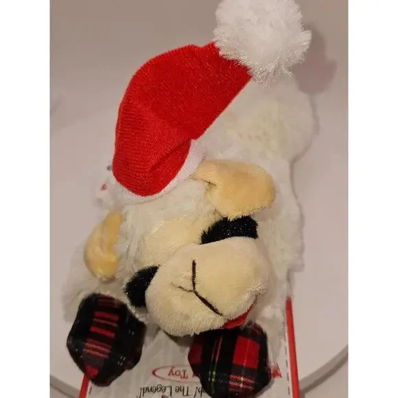 Lamb Chop Holiday Edition Plush Dog Toy 8” w/ squeaker small breed   - BNWT - Picture 3 of 3